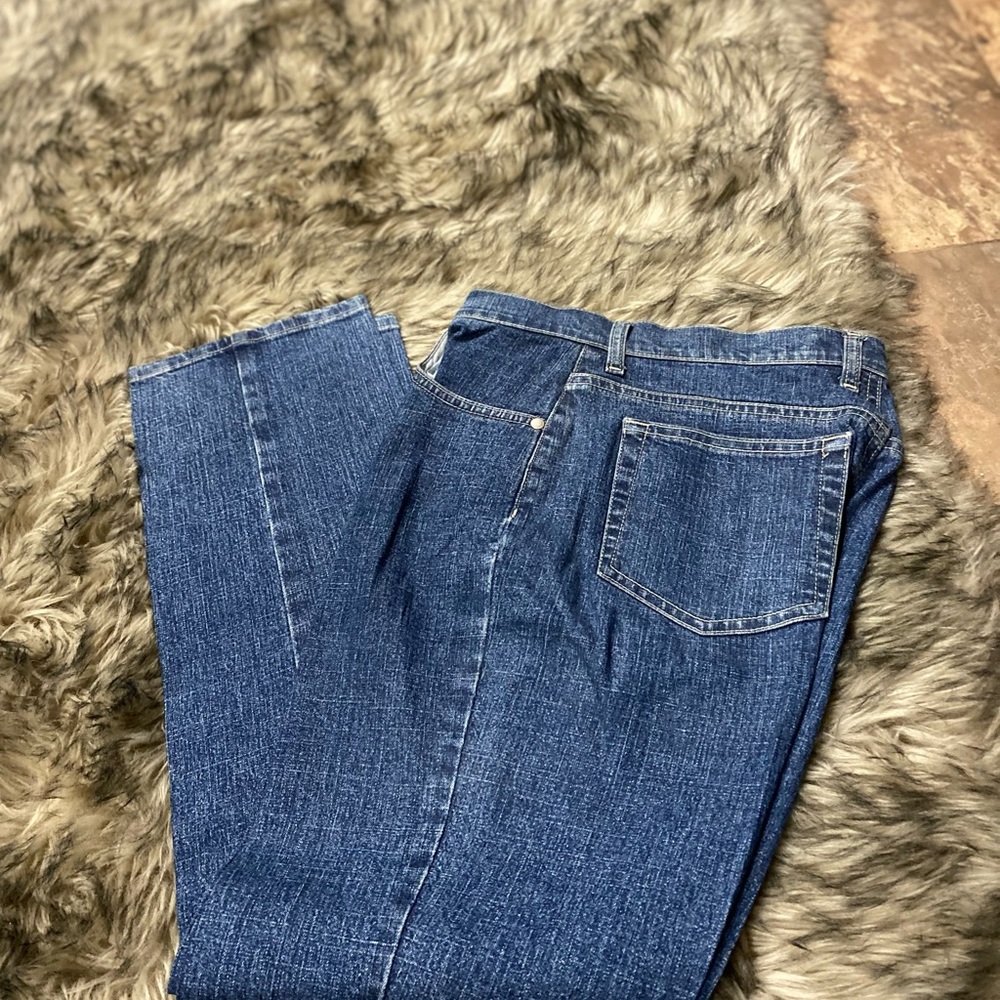 Women blue jeans